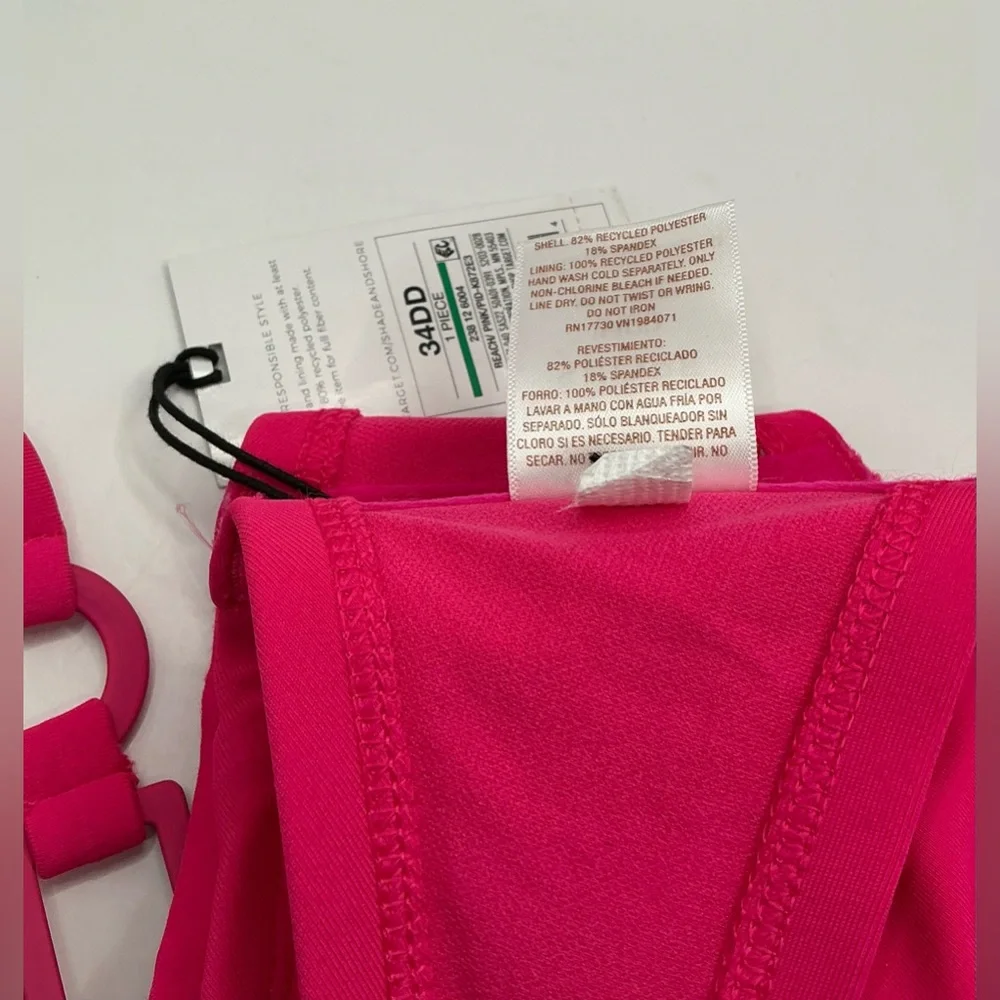 🩷 NWT💕Women's Ring Detail Hidden Underwire Bikini Top - Shade & Shore - Picture 12 of 16